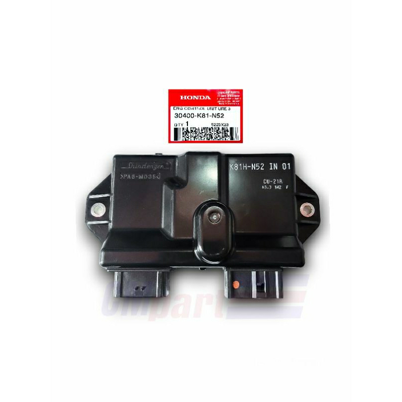 Ecu ecm cdi  beat eco non iss th 2018  new beat esp non iss th 2018 kode 30400-K81-N52 asli HONDA