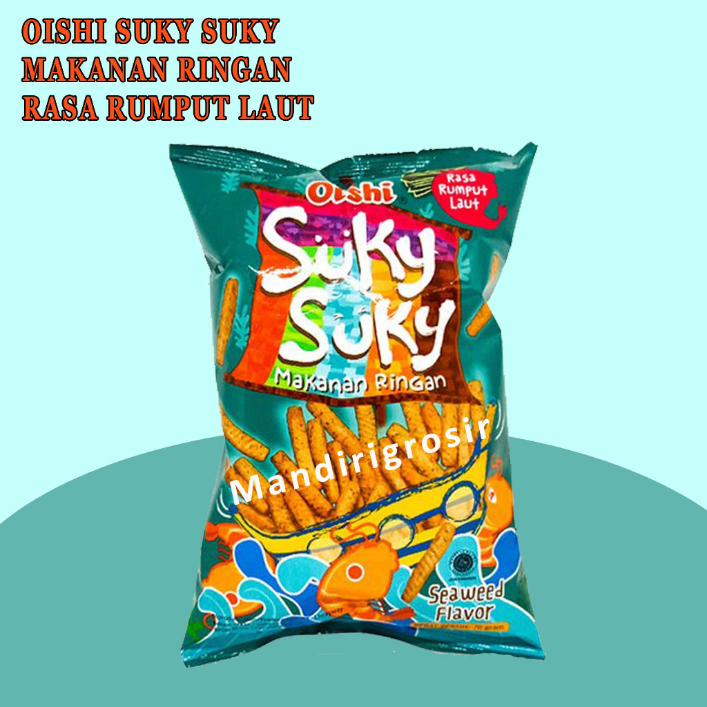 

RASA RUMPUT LAUT 60g* SNACK OISHI SUKY SUKY MAKANAN RINGAN