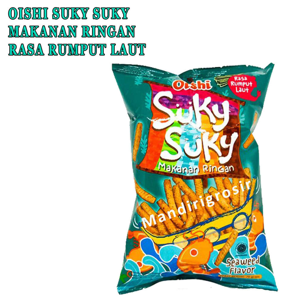 RASA RUMPUT LAUT 60g* SNACK OISHI SUKY SUKY MAKANAN RINGAN