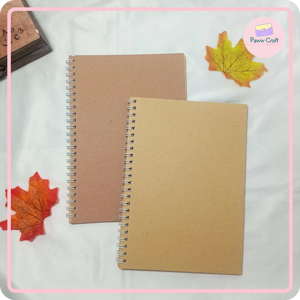 

[paww.craft] Notebook A5 Craft Brown Paper / Buku Catatan / Scrapbook / Sketchbook / Buku Catatan murah
