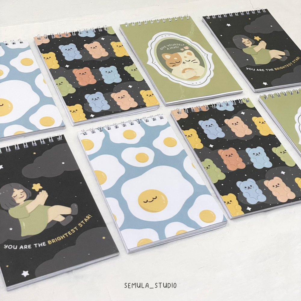 

SEMULA Plain Notebook A6 / Buku Catatan