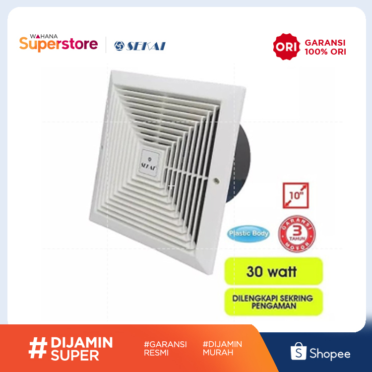 Sekai Kipas Angin Ceiling Exhaust Fan 8 Inch - MVF 893 | MVF893