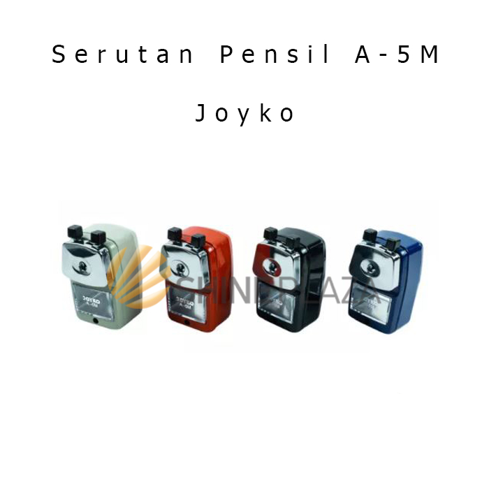 

Serutan Rautan Pensil Meja - Sharpener Putar Joyko A-5M