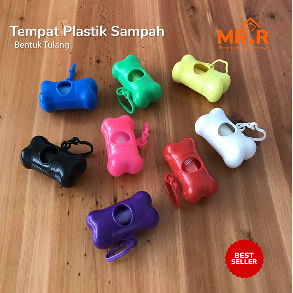 Tempat Kantong Sampah Poop Bentuk Tulang Holder Plastik Sampah Roll Popok Wadah Poop