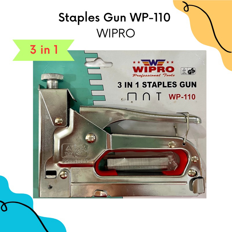 

Wipro Staples Gun 3in1 WP-110 | Staples Gun 3in1 WP-110 Wipro | Staples Gun | Staples Tembak | Gun Tacker