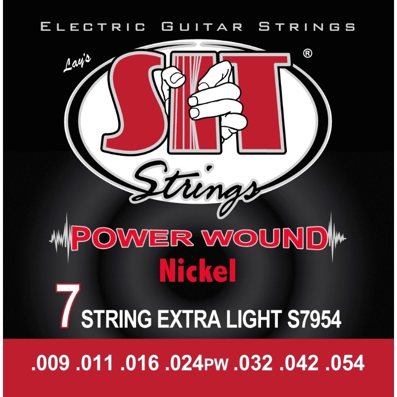 S7954 7-STRING LIGHT POWER WOUND NICKEL ELECTRIC SIT STRING