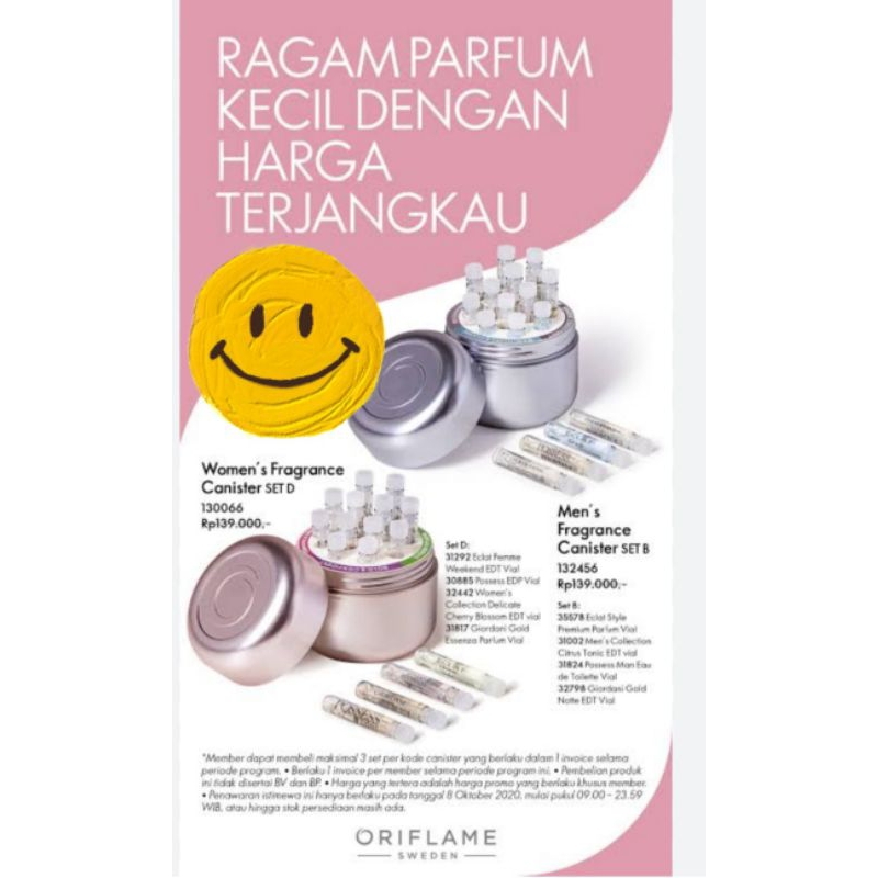 Fragrance canister set