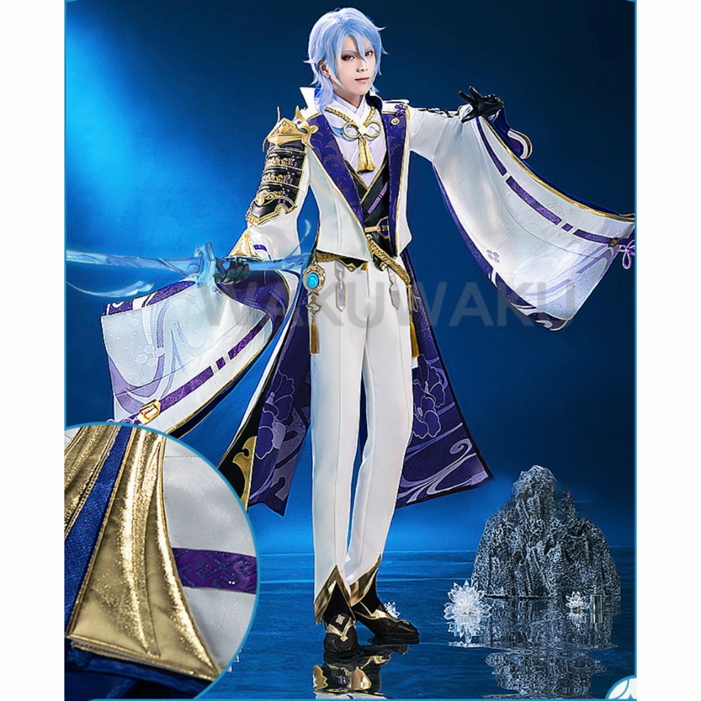 Game Genshin Impact Cosplay Kamisato Ayato Costume Cosplay Genshin Impact Costume