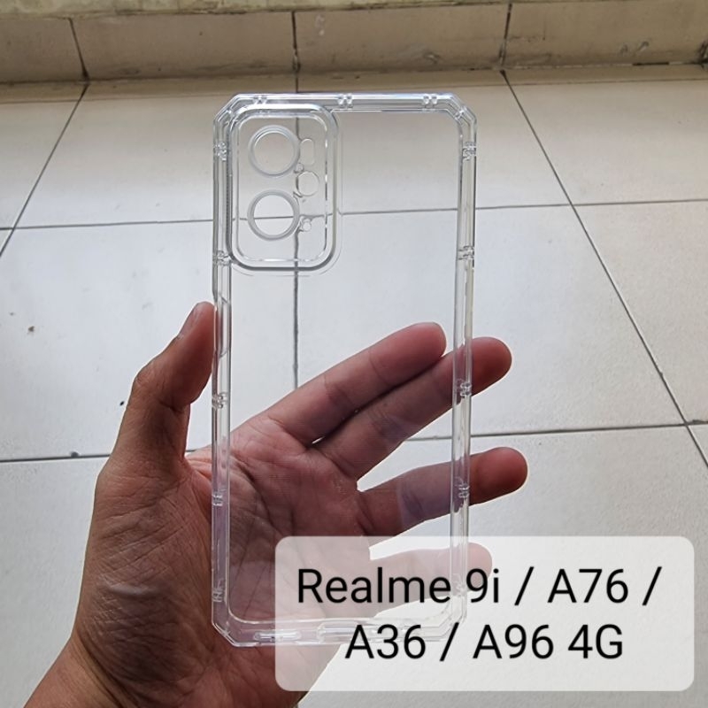 Oppo A96 4G Soft Clear Case Airbag Premium Dengan Pelindung Kamera
