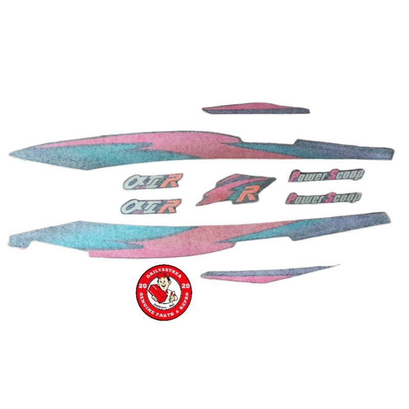 LIST STICKER STRIPING BODY BODI YAMAHA ALFA 1996 1997 CKD NOS