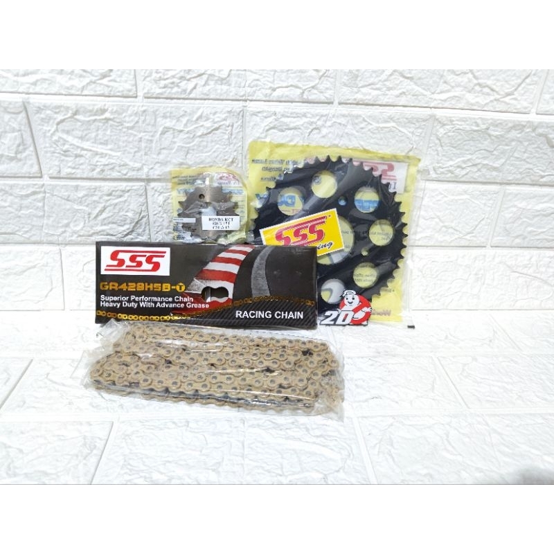 gear gir set sss 428 tiger verza mega pro cb cbr 150