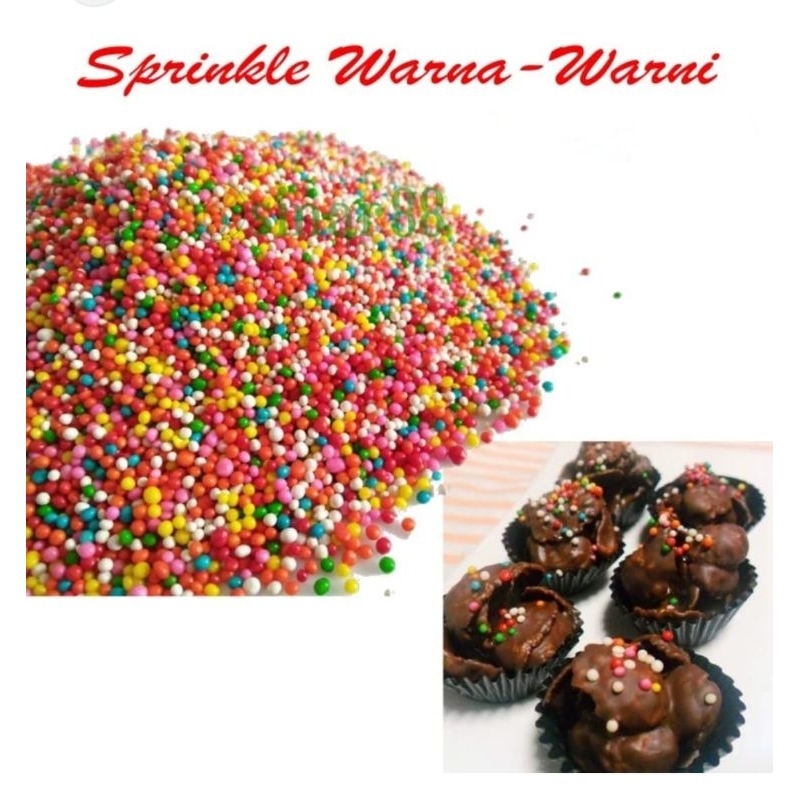 

Polococoa Sprinkles Warna-Warni 100 Grm