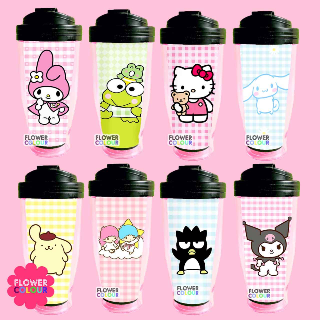 Tumbler Hello Kitty Kuromi Melody | Tempat Minum Karakter Melody Cinamoroll Hello Kitty | Tumblr Mel