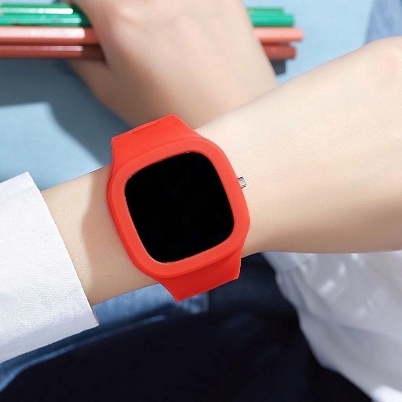 ✅COD Jam Tangan Led Digital Rubber Electronic Fashion Import Pria Wanita Tahan Air / Jam Tangan wanita Murah Simple Led Watch Kekinial Viral 2023 Bisa Cod