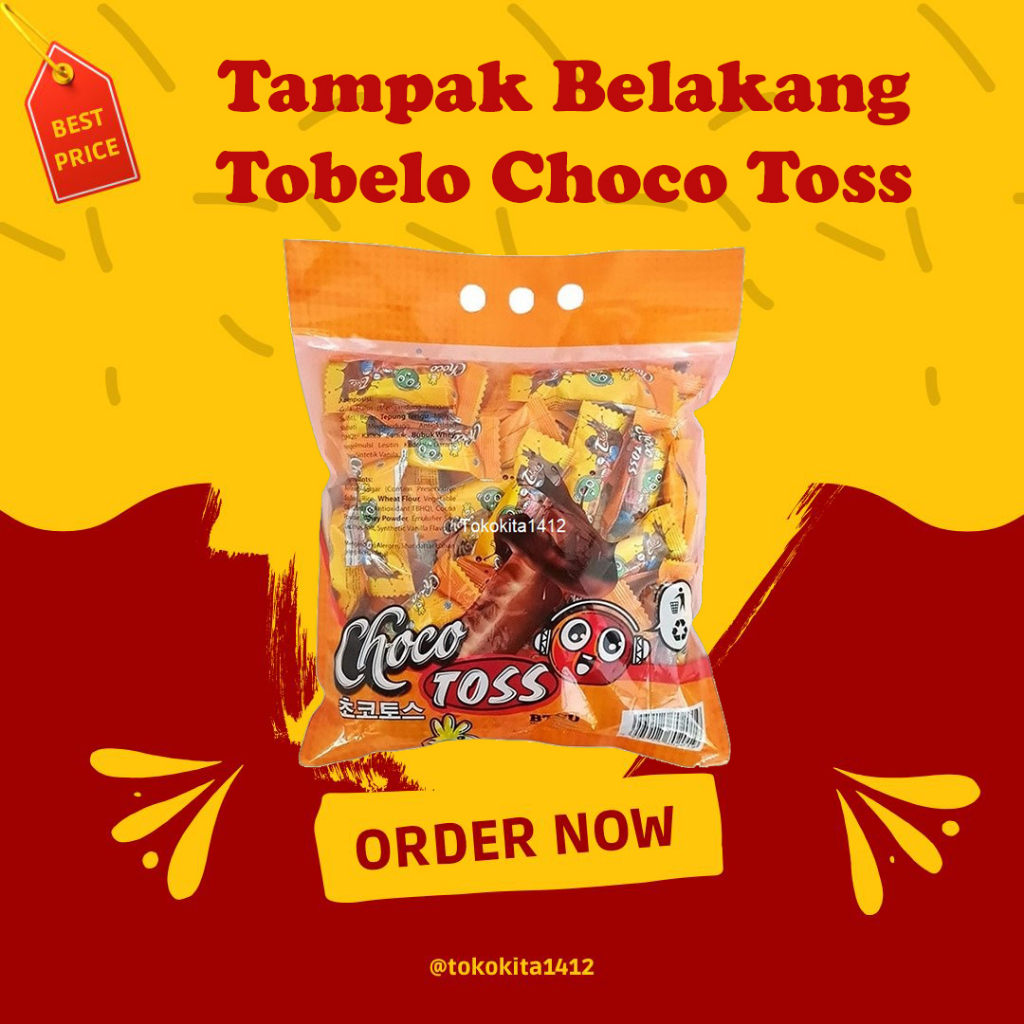 Tobelo Choco Toss isi 40 Snack Coklat