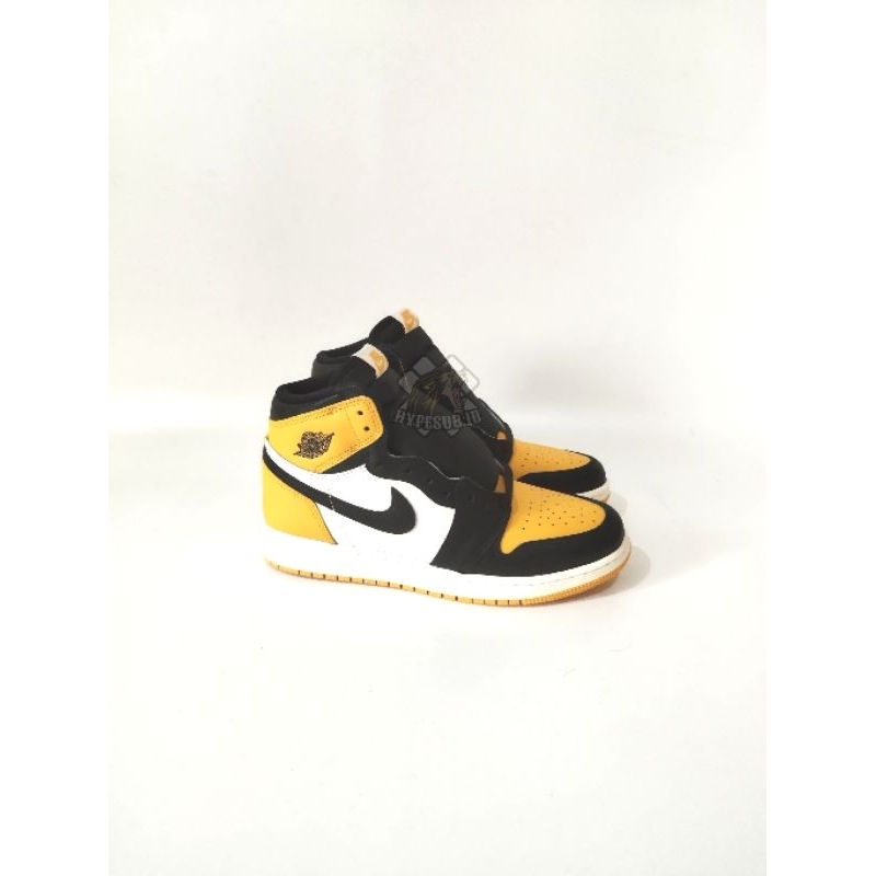 Air Jordan 1 High Taxi Yellow Toe GS (Original 100%)