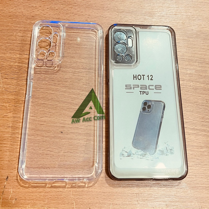 CRYSTAL CASE INFINIX HOT 12 12i 12 PLAY 20S HD CLEAR TEBAL TRANSPARANT SOFTCASE FOR INFINIX