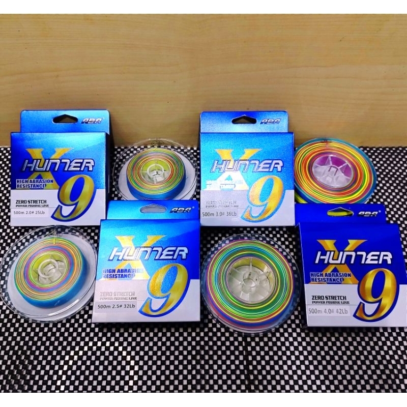 PE ABA X9 500m | Senar Pancing | Jigging