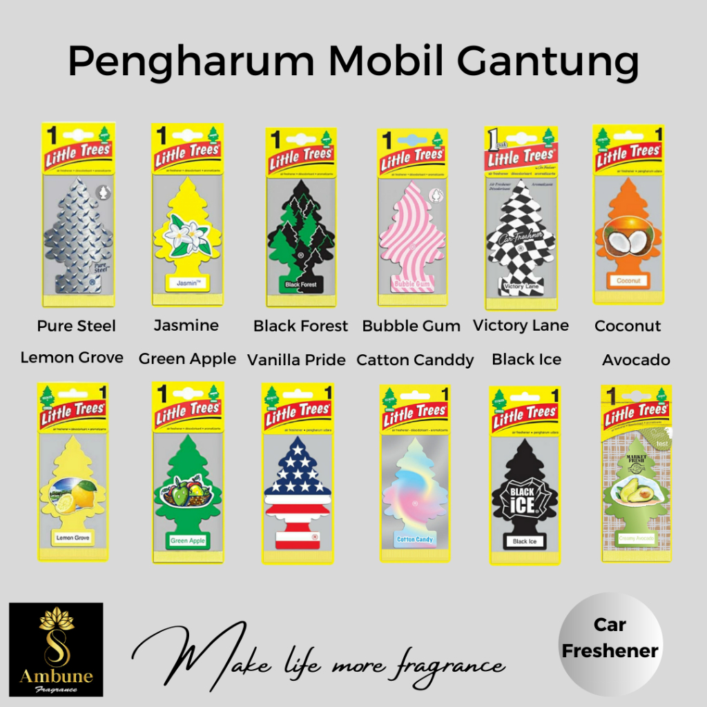 pengharum mobil gantung Jasmin Ambune