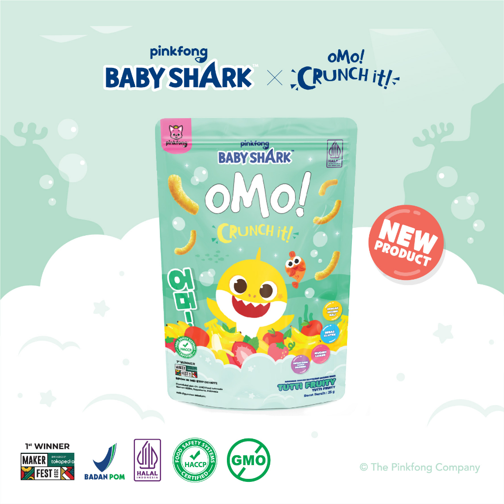 OMO! CRUNCH IT BABY SHARK TUTTI FRUITY