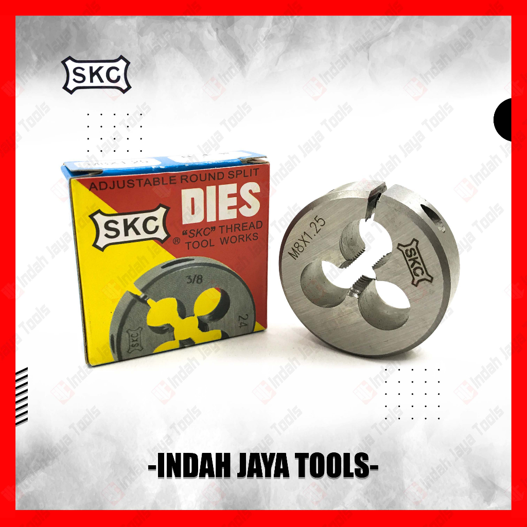 SKC Mata Snai M 8 X 1.25 - Snay Senai Snei Round Dies M8X1.25 M8