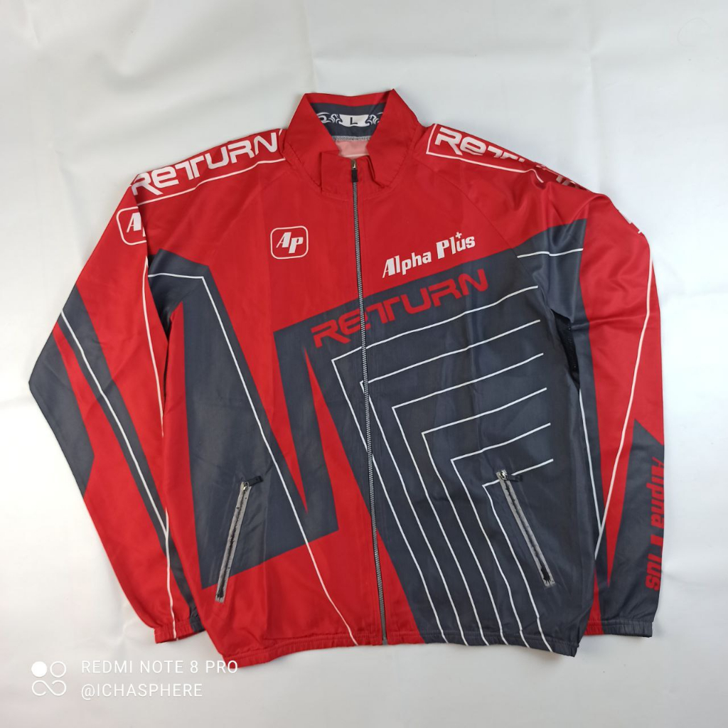 Jaket Cycling Sepeda Alpha Plus Second Thrift Preloved Original
