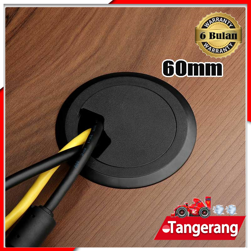3Pcs/set 60mm Tutup Lubang Kabel / Lobang Kabel Meja / Grommet Cable / Tutup Lubang Kabel Meja