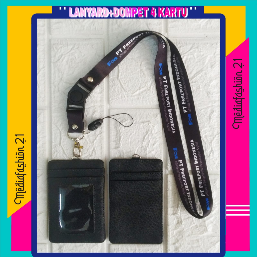 

Al Lanyard Tali Gantungan ID Card PT FREEPORT Free Strap Gantungan HP/Flashdisk