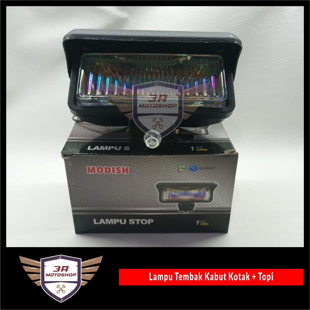 Lampu Tembak Lampu Kabut Lampu Sorot Kotak + Topi Universal