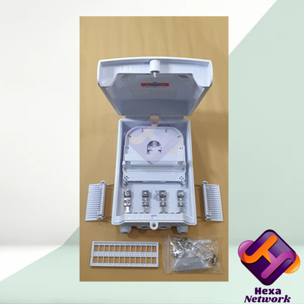 ODP 16/24 Core COMBO SC Tube/PLC Box Cassete Splitter Double LockWhite