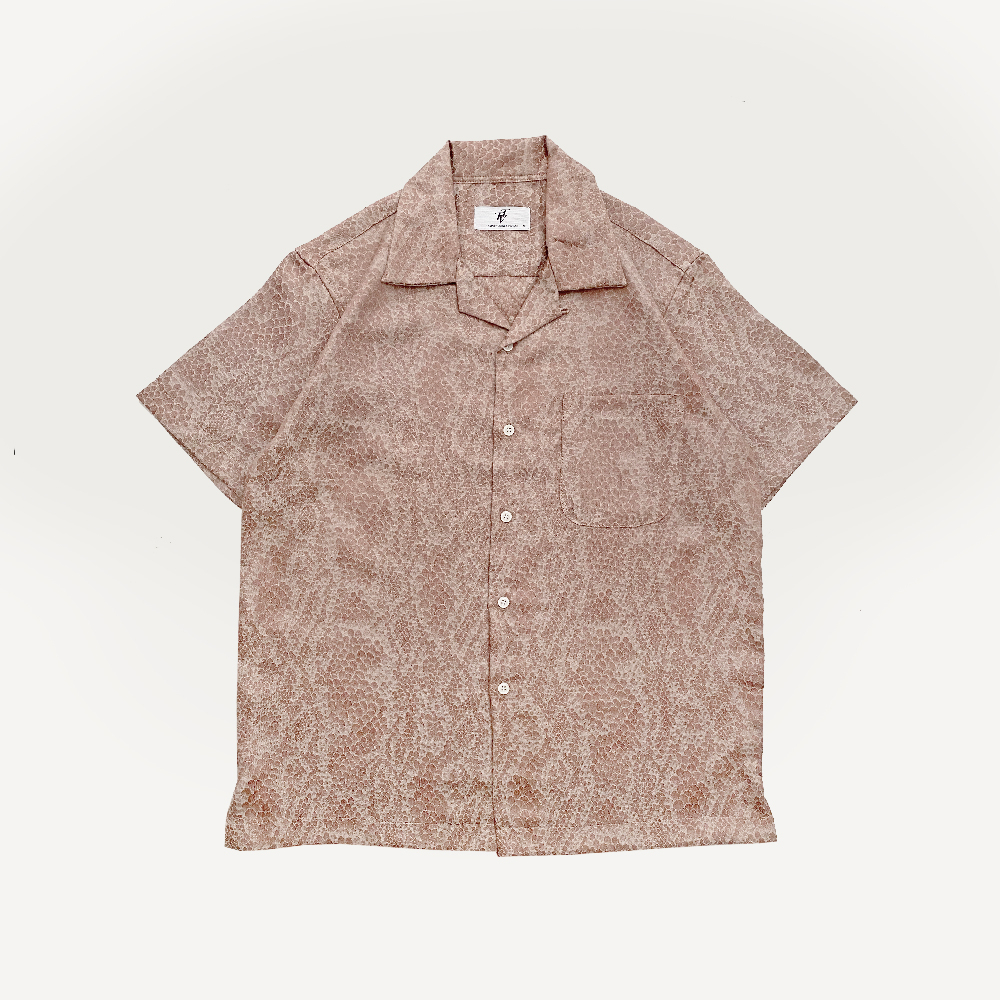 Feather Jacquard Hawaiian Shirt