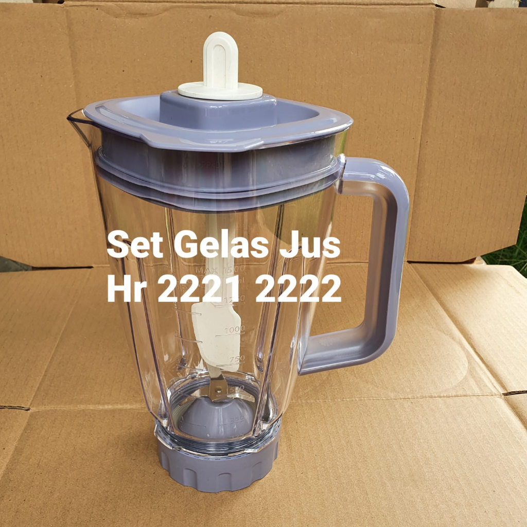 Set Gelas Jus Philips Hr 2221,2222,2223 Plastik