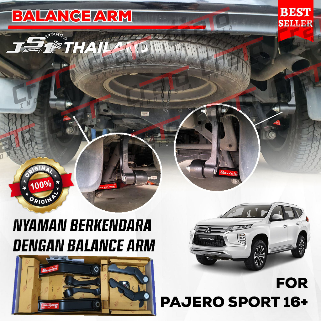 ORI Aksesoris Balance arm Stabiliser Swaybar PAJERO SPORT - Hitam