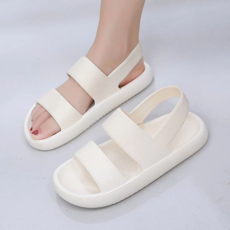 Sandal Karet Wanita Jelly Sendal Tali Lalisa EVA Slip On Karet Sepatu Sandal Wanita Korea Wanita Sandal Lalisa Perempuan Tali