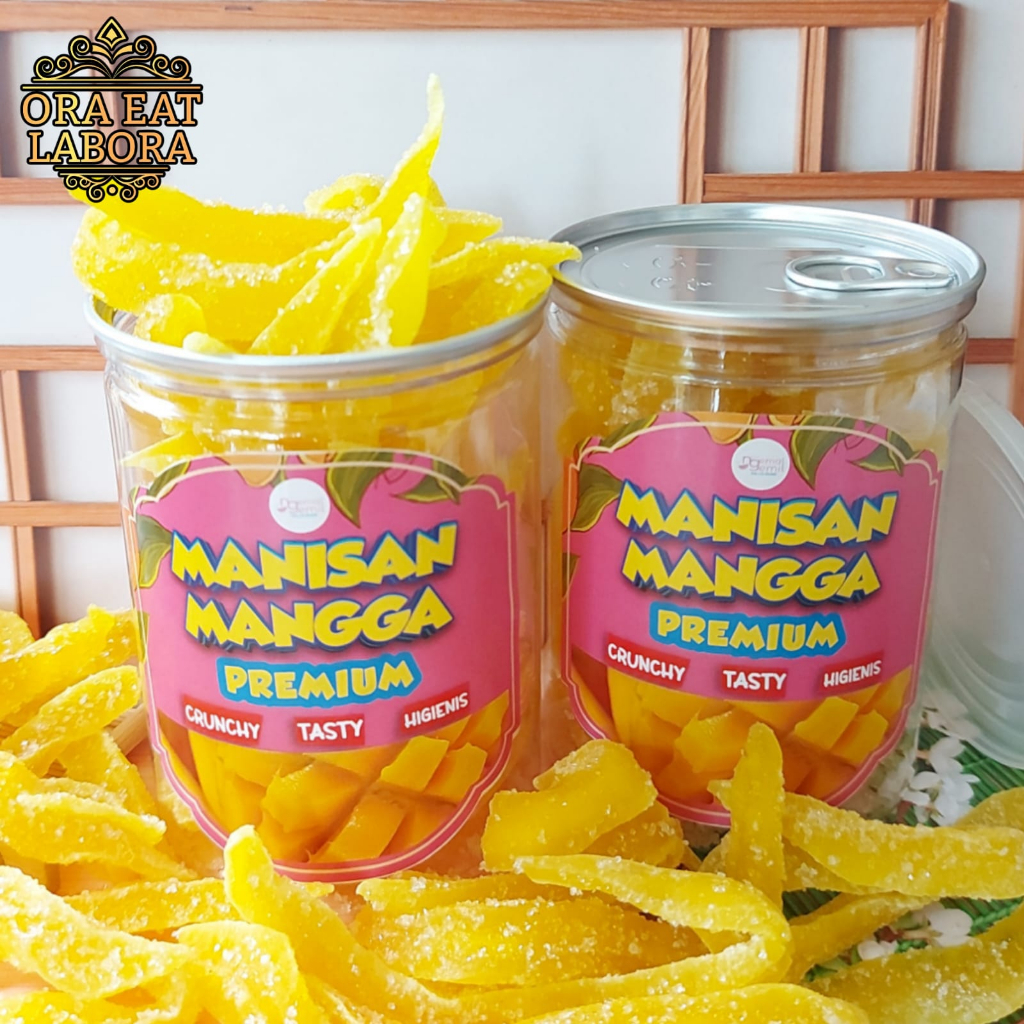 

Can Manisan Mangga Krispi Kualitas Premium - Ora Eat Labora