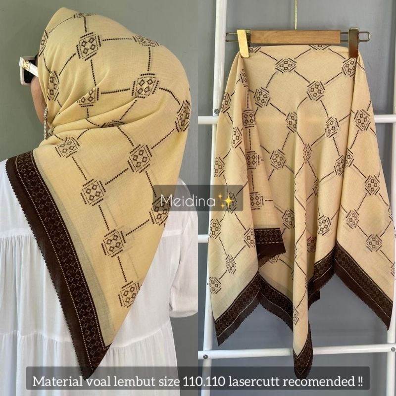 HIJAB VOAL/VOAL MOTIF/VOAL DEEKA/HIJAB SEGIEMPAT