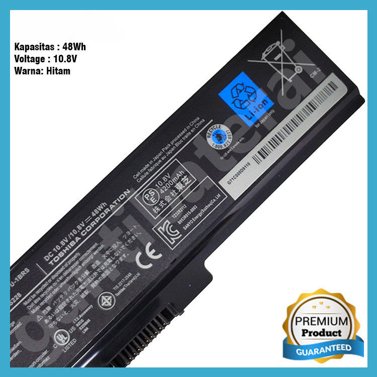 Baterai Laptop Toshiba P740 P745 P770 P770D M645 PA3817