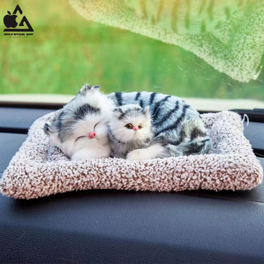 Dashboard Pajangan Boneka Lucu Arang Bambu Penghilang Bau Kabin Mobil Kamar Ruangan Hiasan Cat Dog Kucing Anjing Aksesoris Interior Mobil Ruangan Panda Ion Negatif Steril Udara Souvenir Hadiah Gift