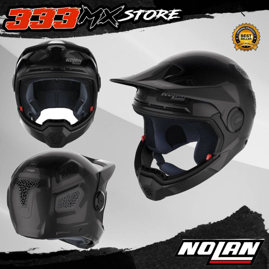 HELM NOLAN N30.4 XP CLASSIC 3 GLOSSY BLACK HELM NOLAN N30.4 ORIGINAL