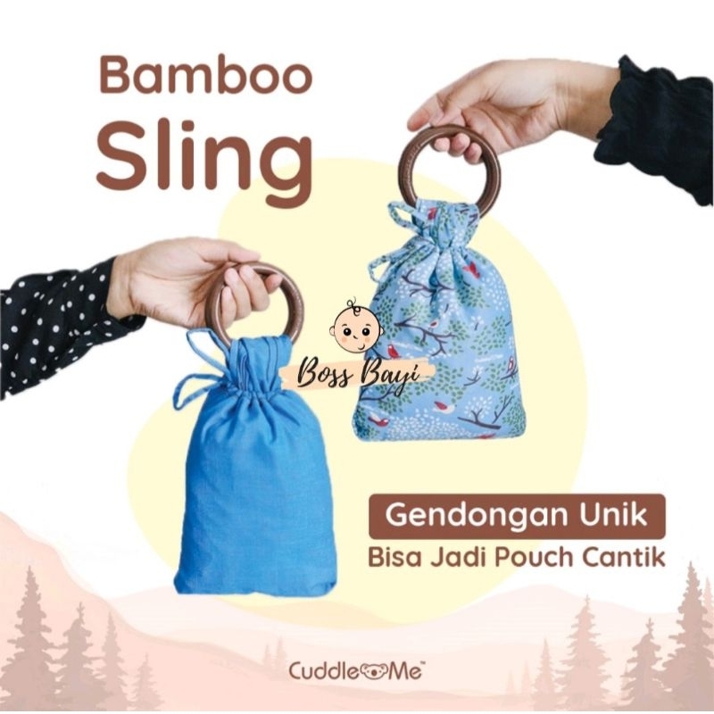CUDDLE ME - RINGSLING BABY / Gendongan Bayi bahan Bamboo