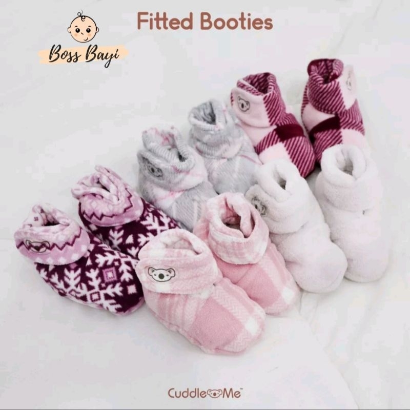 CUDDLE ME - FITTED BOOTIES / Sepatu Kain Bayi / Pelindung Kaki Bayi