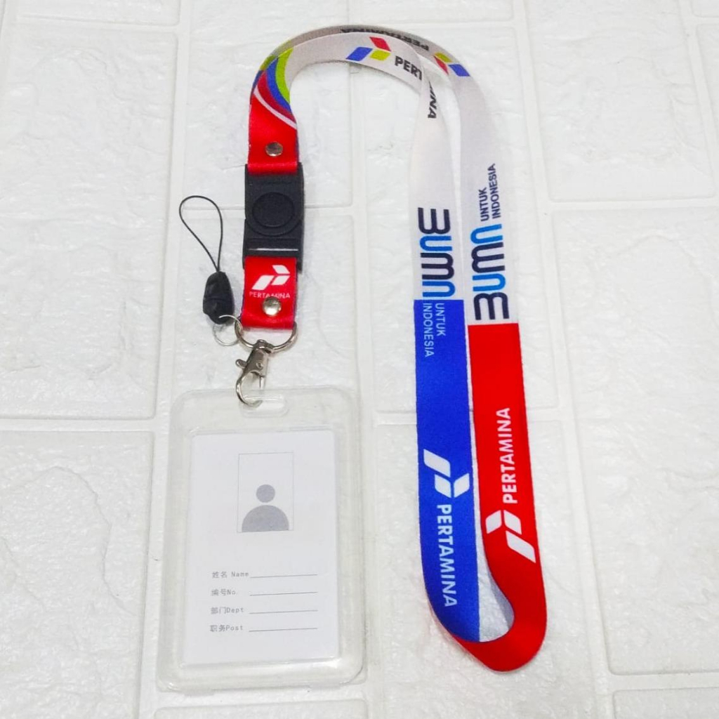 

Lanyard Tali Gantungan Id Card Pertamina Free Strap Gantungan Hp/Flashdisk
