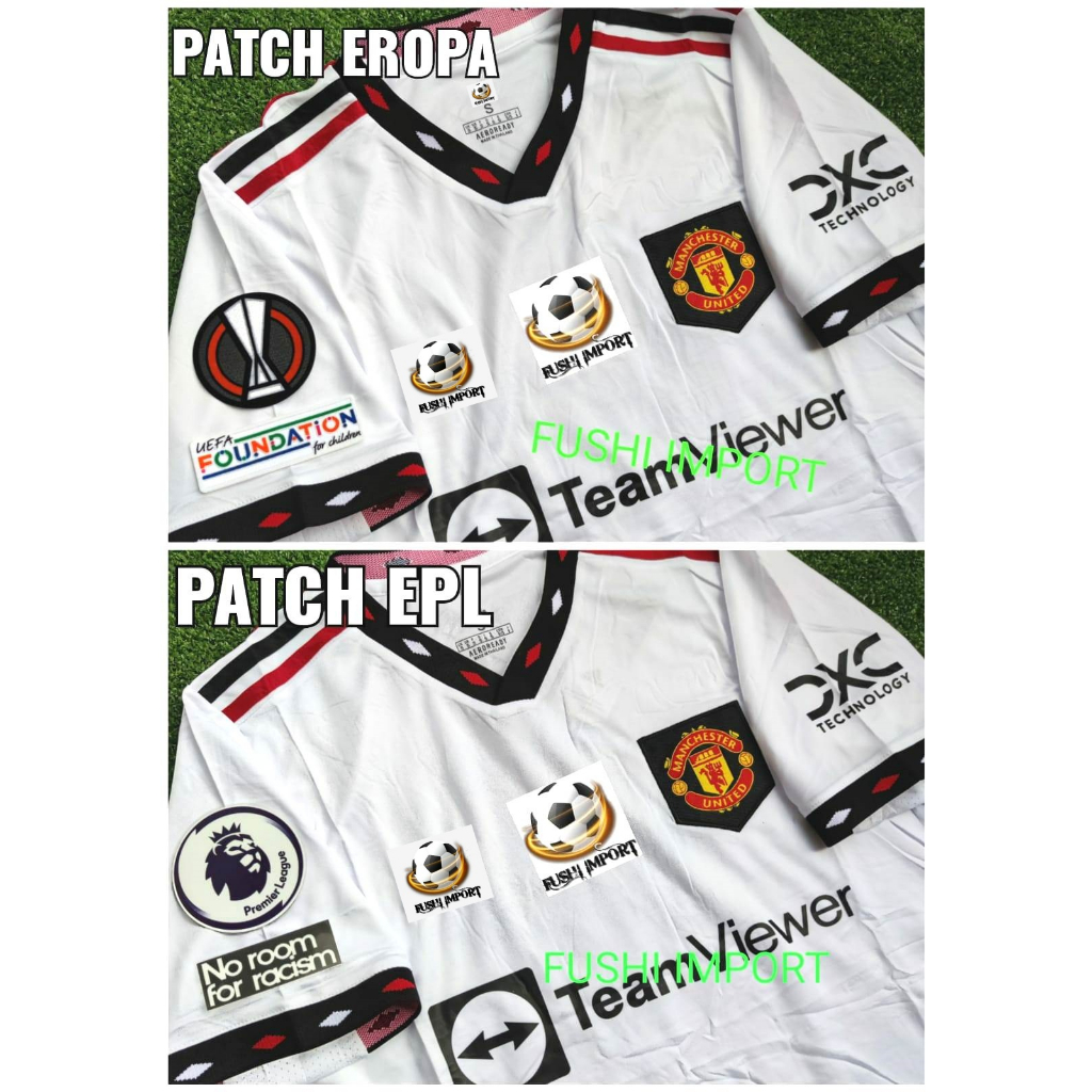 Jersey Baju Bola MU Away Full Patch 2022 2023 Grade Ori