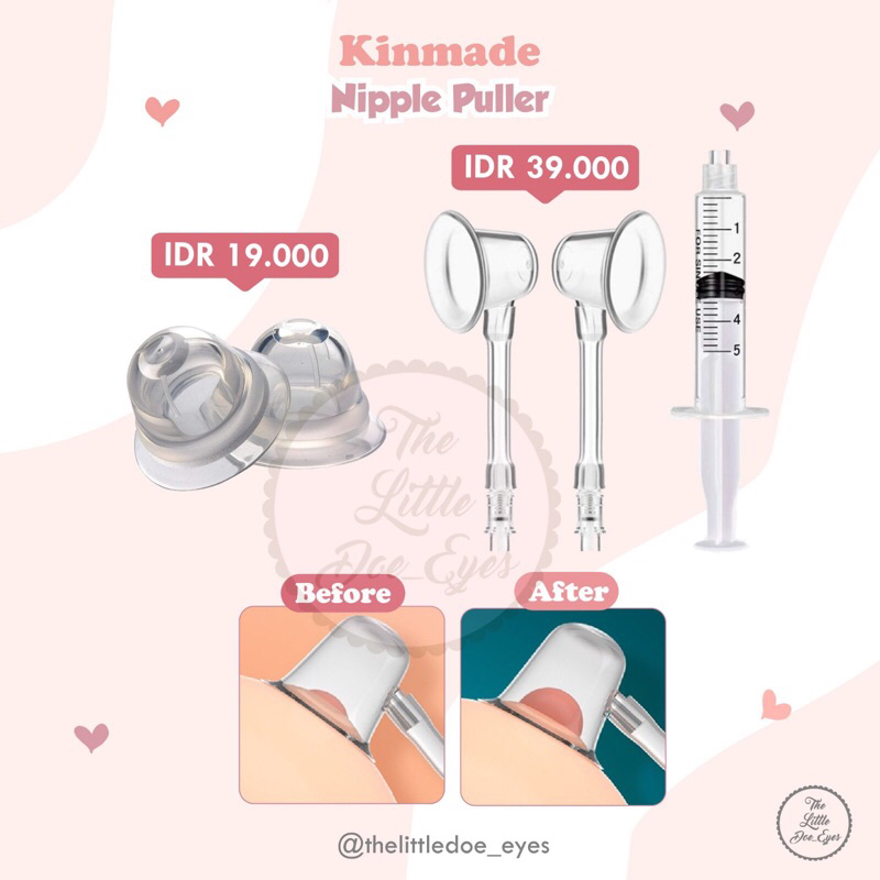 Kinmade Nipple Puller / syringe - Penarik Puting