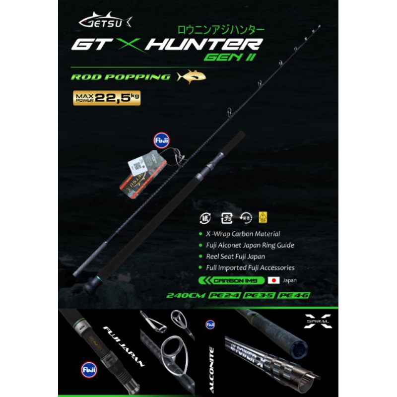 Joran Popping Getsu GTX Hunter / Elito Swordfish Hunter