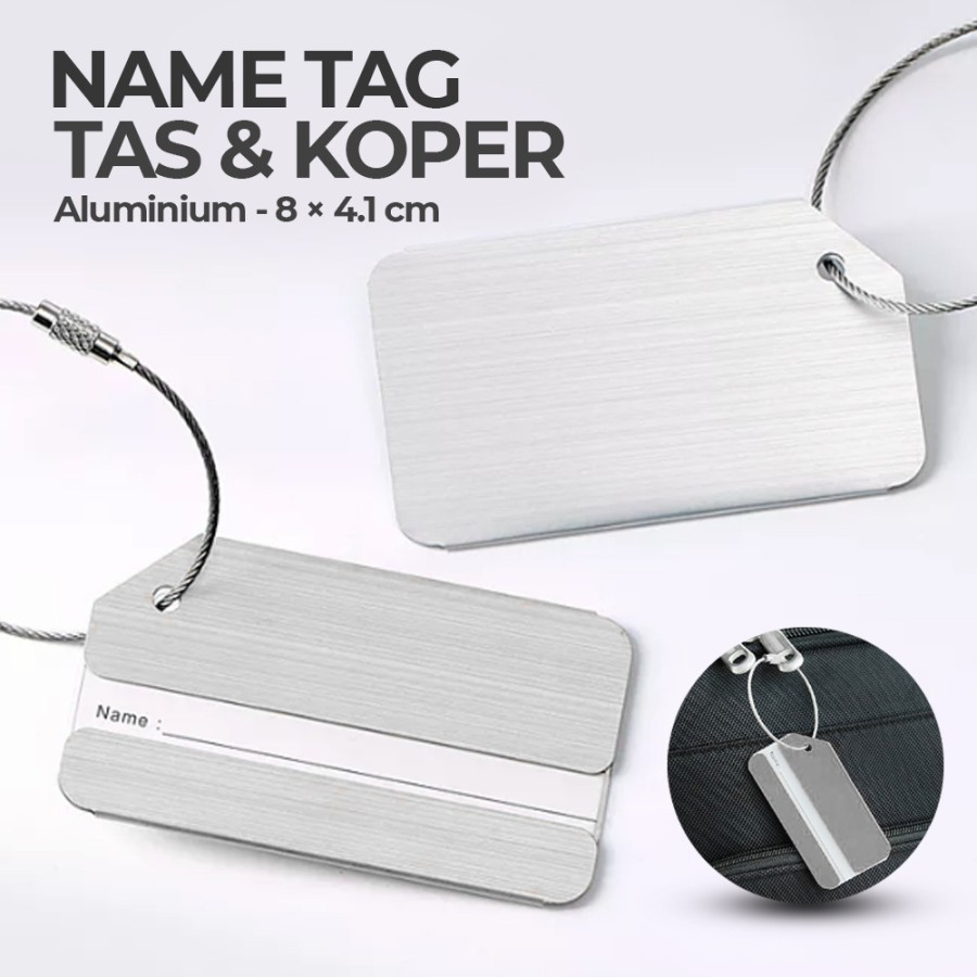 

NAME TAG GANTUNGAN TANDA PENGENAL KOPER TRAVELING ID CARD