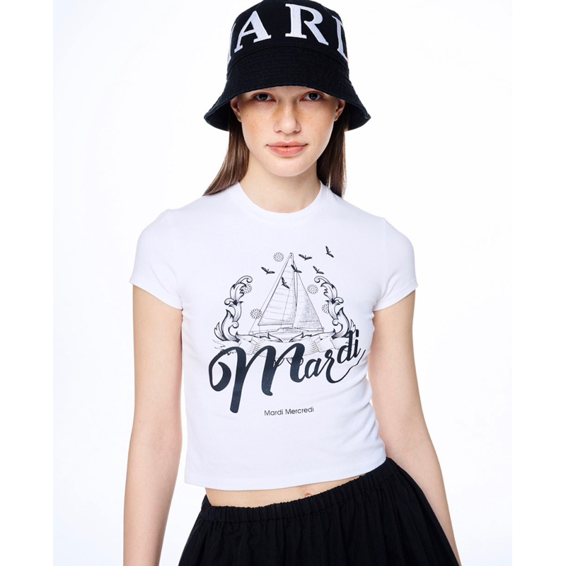 MARDI MERCREDI - Cropped Tshirt Bon Voyage