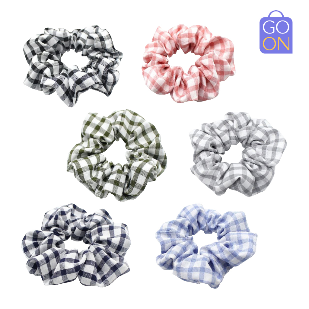 GO ONLINE Scrunchie - Kunciran Ikat Rambut Korea Cepol Hijab / Jilbab [ Gratis Ongkir / Cod ]