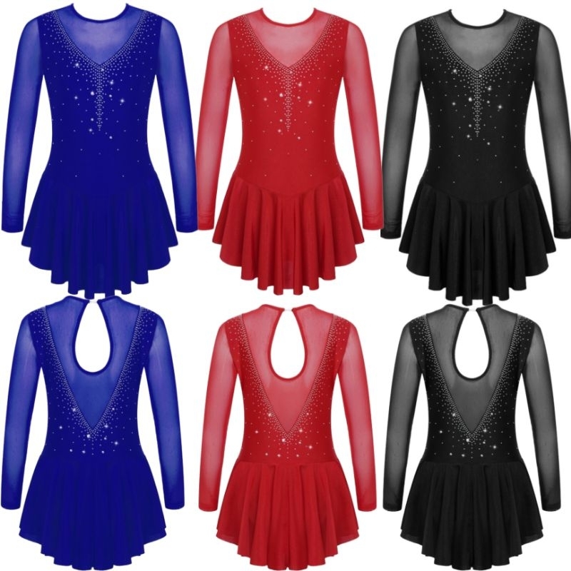 (READY STOCK) Leotard Rhythmic Gymnastic/Ice Skating Leotard LT38