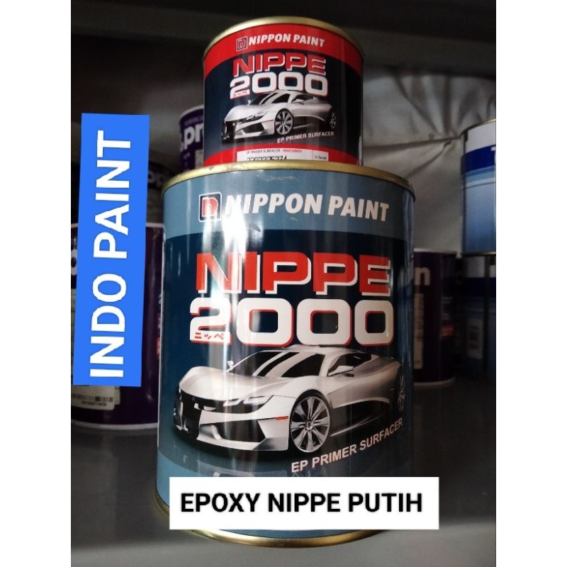 CAT DUCO EPOXY NIPPE PUTIH 2000+HARDENER ISI 1 KG